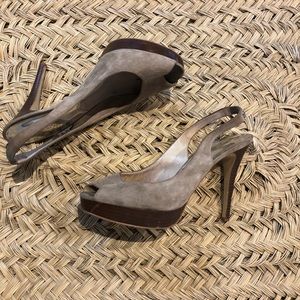 Michael Kors Suede Sling-backs